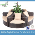 Garden Hemicycle Sectional Weiden Sofa Set